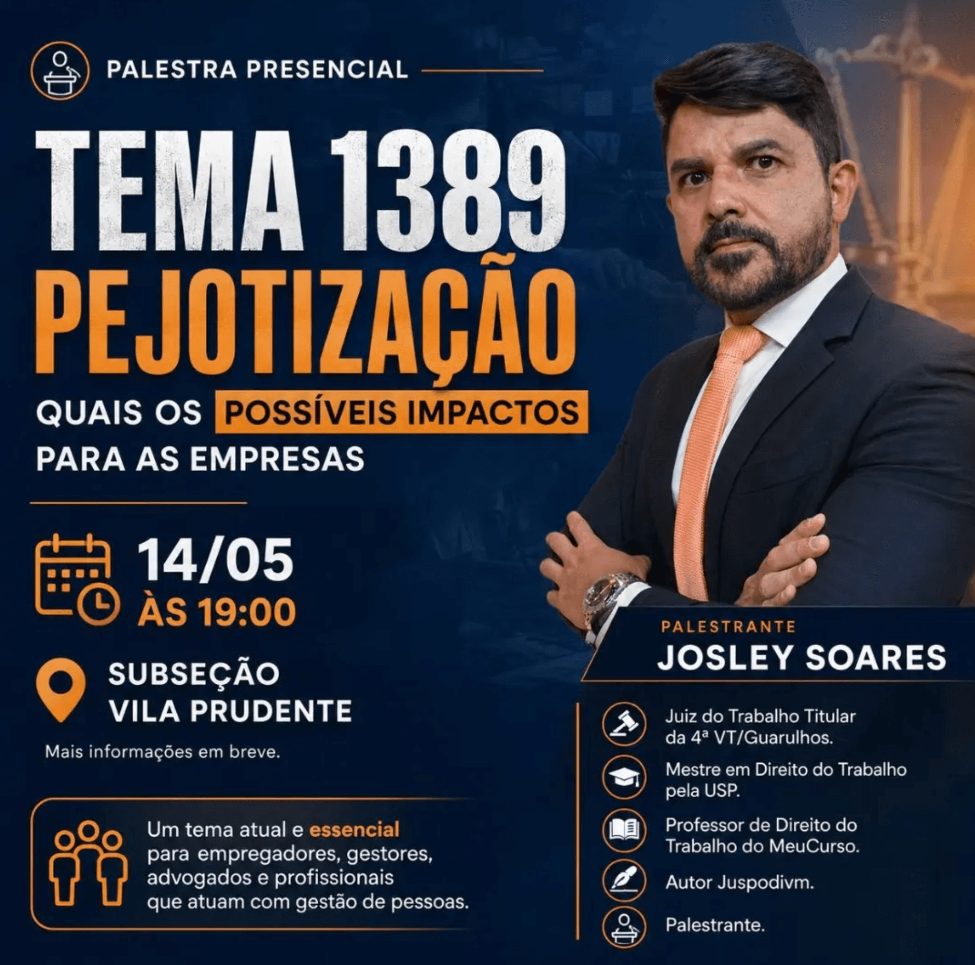 TEMA 1389 – PEJOTIZAÇÃO 🚨