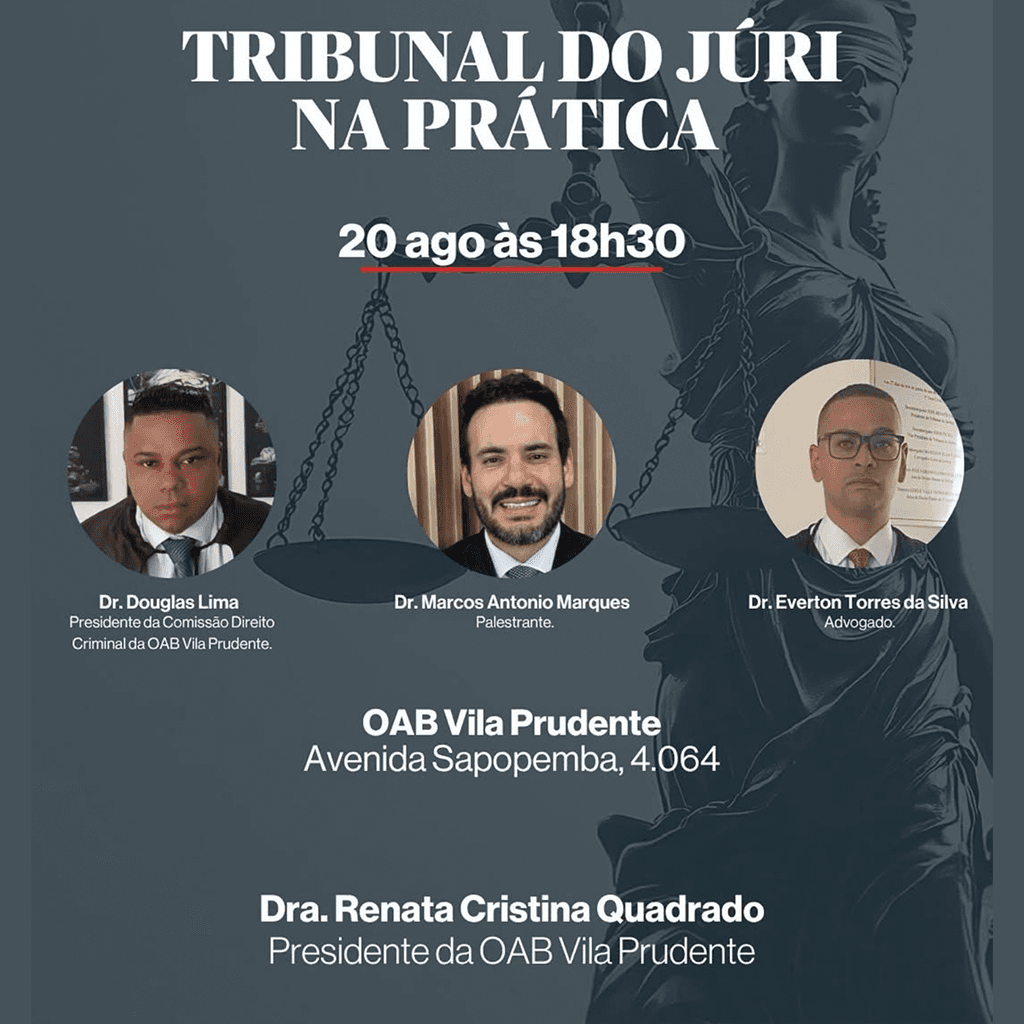 ⚖️ TRIBUNAL DO JÚRI NA PRÁTICA: Teoria, Estratégia e Experiência