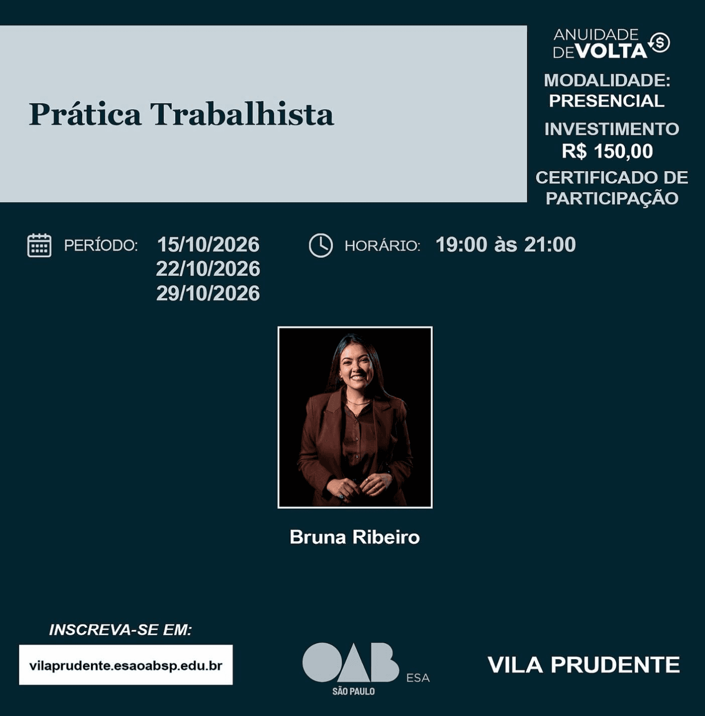 📙 ESA VP: Prática Trabalhista