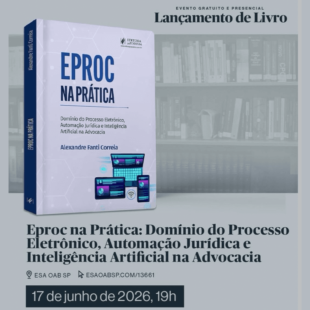 ESA SP: Lançamento Oficial do livro EPROC NA PRÁTICA