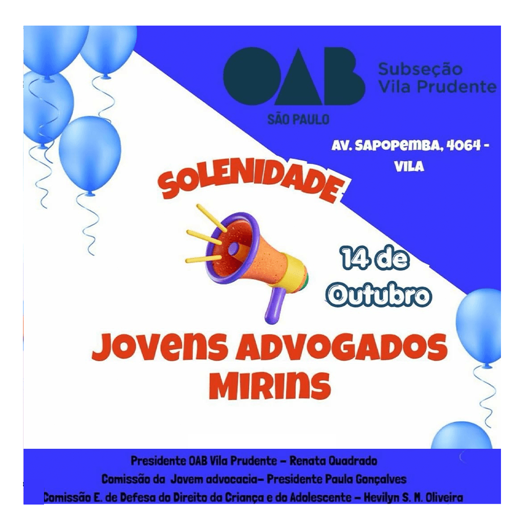 Solenidade dos Jovens Advogados(as) Mirins